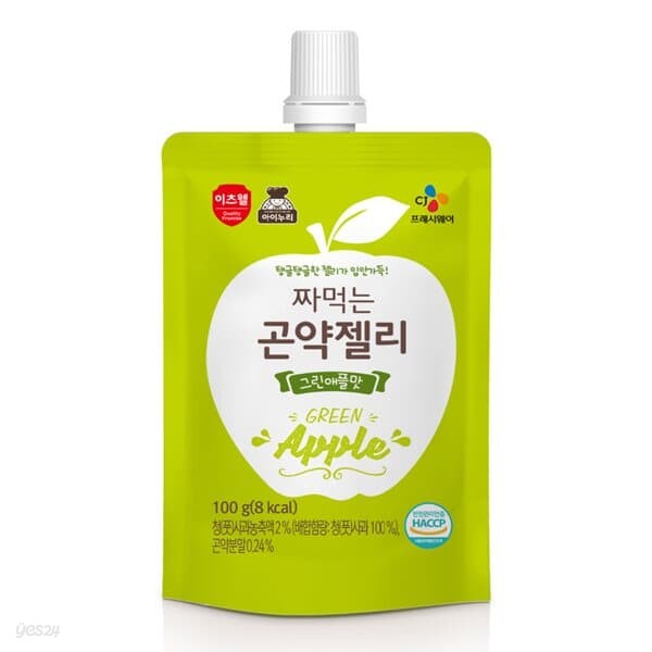 아이누리 짜먹는 곤약젤리 그린애플맛 100g