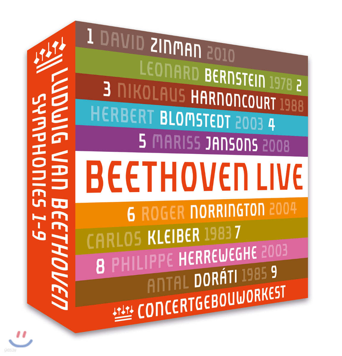 RCO 레이블 미공개 베토벤 교향곡 1-9번 (Beethoven: Symphonies 1-9)