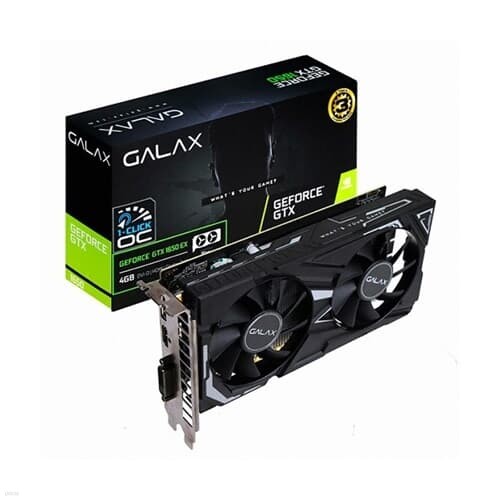 () GALAX  GTX 1650 BLACK EX D6 4GB