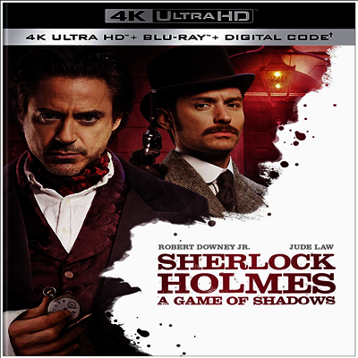 Sherlock Holmes: A Game Of Shadows (셜록홈즈 : 그림자 게임) (4K Ultra HD)(한글무자막)