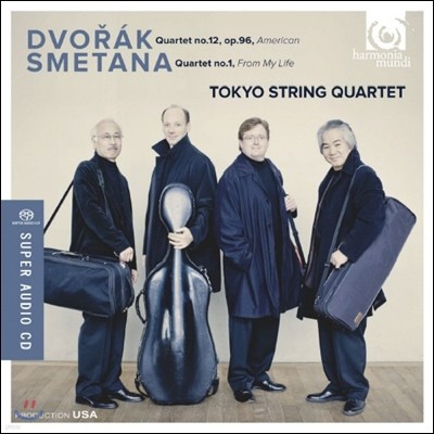 Tokyo String Quartet 드보르작: 현악 사중주 12번 '아메리카' / 스메타나: 1번 '나의 생으로부터' (Dvorak / Smetana: String Quartets)