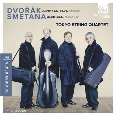 Tokyo String Quartet 드보르작: 현악 사중주 12번 '아메리카' / 스메타나: 1번 '나의 생으로부터' (Dvorak / Smetana: String Quartets)
