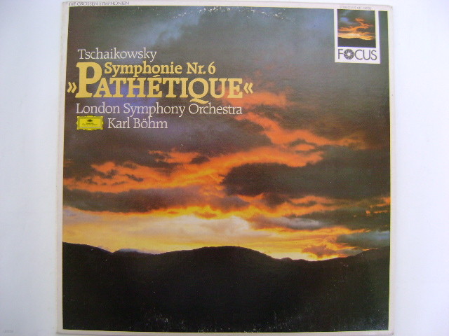 LP(엘피 레코드) 차이코프스키 Tchaikovsky: 교향곡 제6번 비창 - 칼 뵘 / 런던 심포니