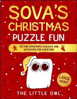 Sova's Christmas Puzzle Fun: 35 fun Christmas puzzles and activities for everyone