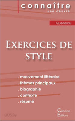 Fiche de lecture Exercices de style de Raymond Queneau (Analyse litteraire de reference et resume complet)