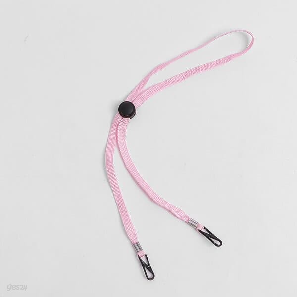 가벼운 끈조절 마스크스트랩(핑크)/분실방지 마스크줄