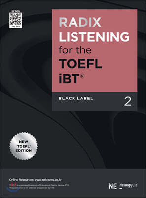 RADIX LISTENING for the TOEFL iBT Black Label 2
