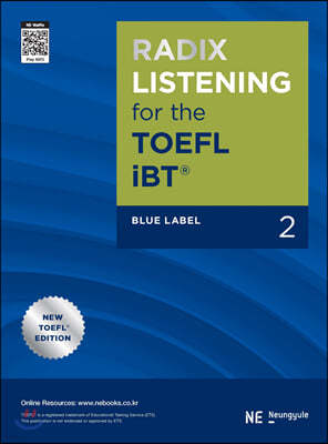 RADIX LISTENING for the TOEFL iBT Blue Label 2