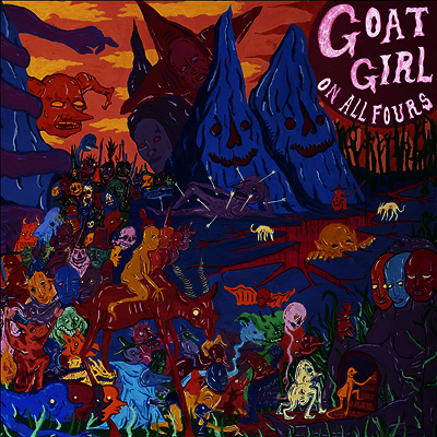 Goat Girl — On All Fours 앨범 커버