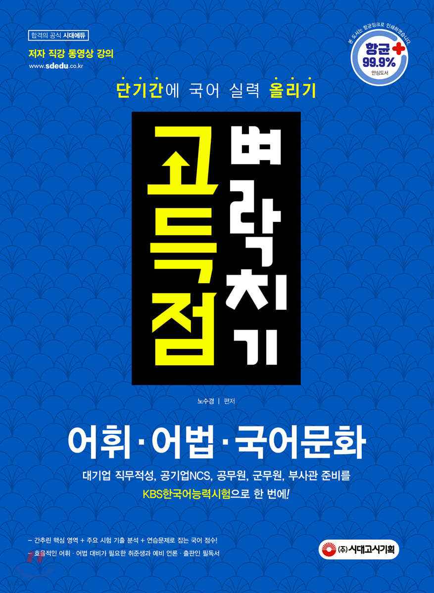 고득점 벼락치기 어휘·어법·국어문화