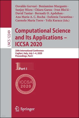 Computational Science and Its Applications - ICCSA 2020