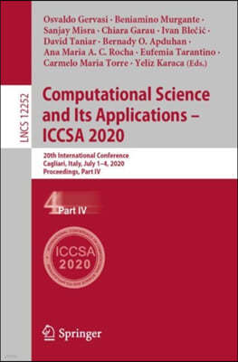 Computational Science and Its Applications ? ICCSA 2020