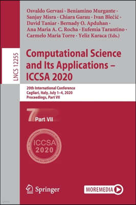 Computational Science and Its Applications - ICCSA 2020