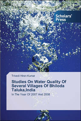 Studies On Water Quality Of Several Villages Of Bhiloda Taluka, India