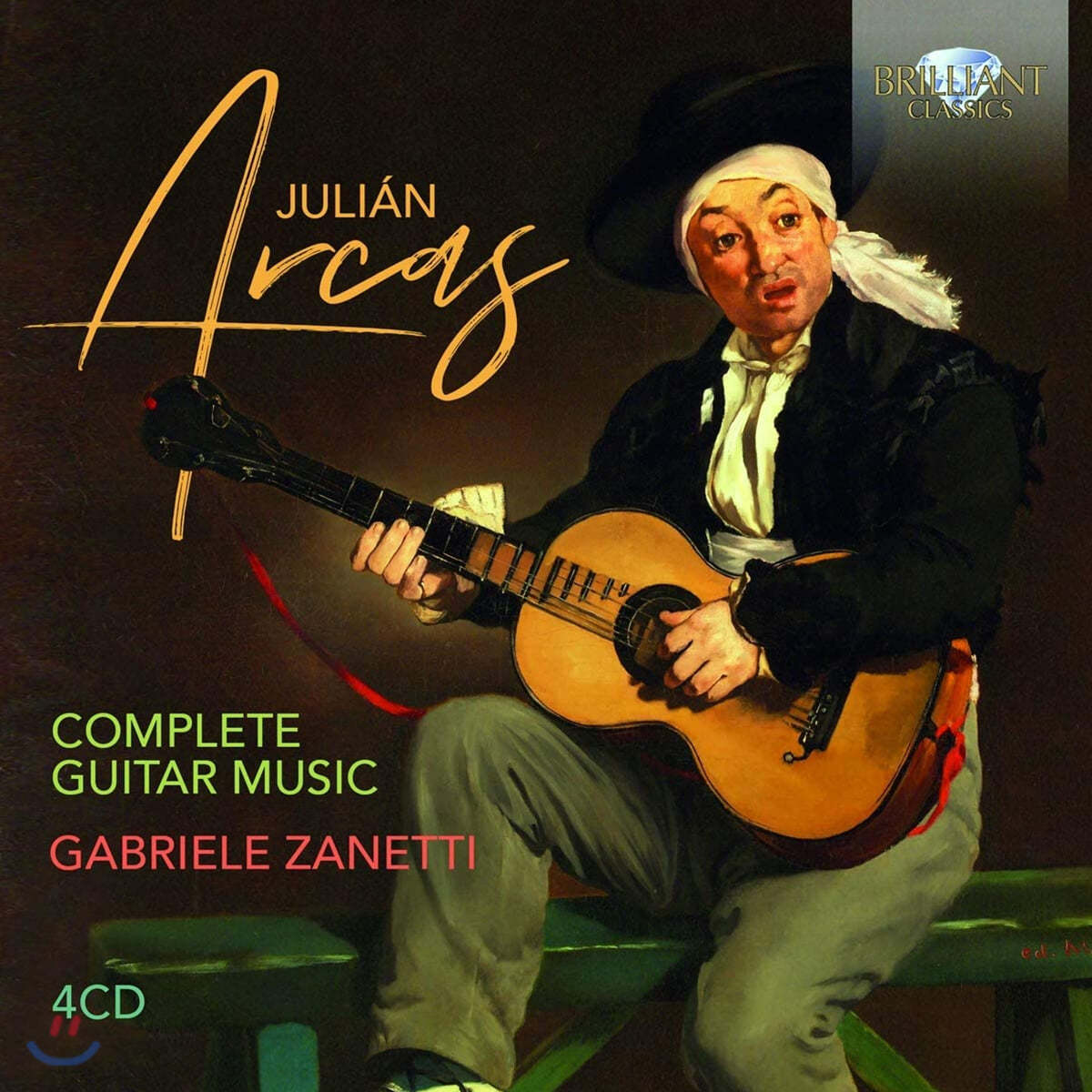 Gabriele Zanetti 줄리안 아르카스: 기타 작품 전곡집 (Julian Arcas: Complete Guitar Music) 