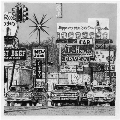 Two Houses & New Junk City - Split (7 inch Single LP)