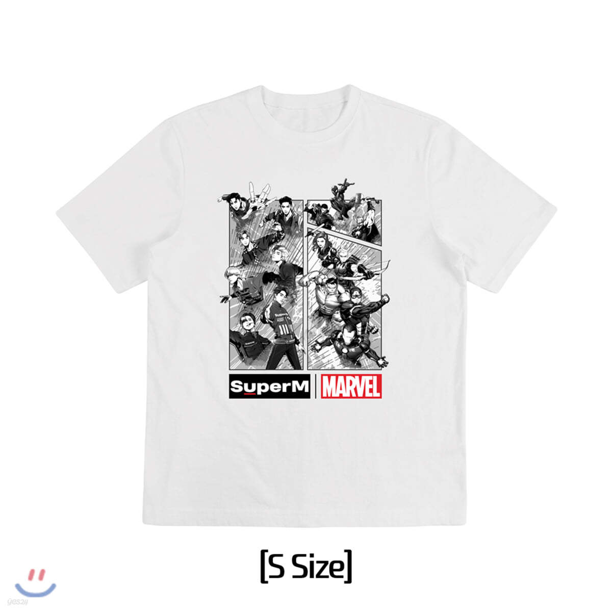 SuperM X MARVEL 티셔츠 C VER. [S]