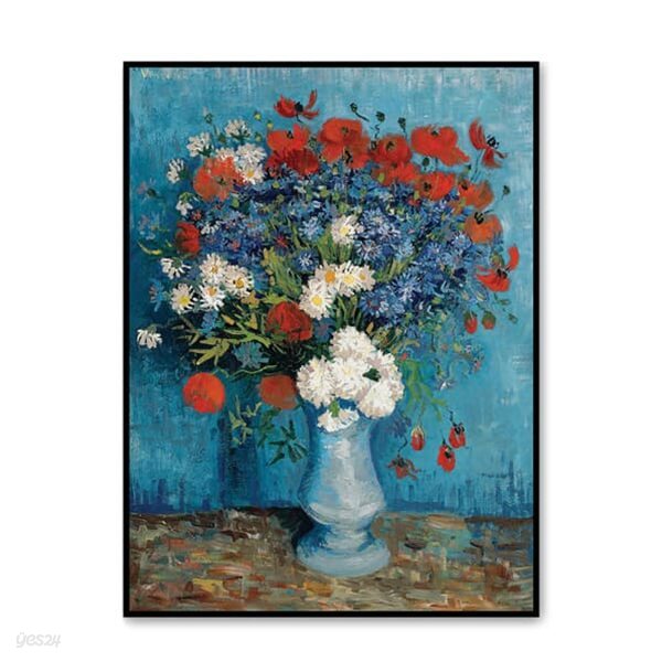 [The Bella] 고흐 - 수레국화와 양귀비가 있는 화병 Vase with Cornflowers and Poppies