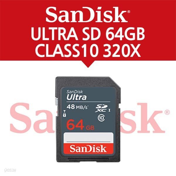 샌디스크 ULTRA SD 64GB CLASS10(100Mb/s)