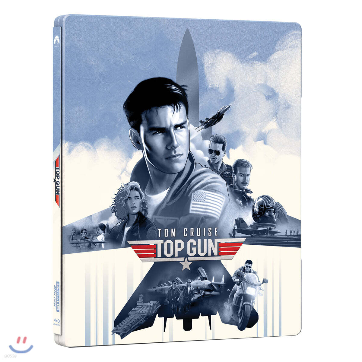 탑건 (리마스터) (2Disc 4K UHD 스틸북 한정수량) : 블루레이