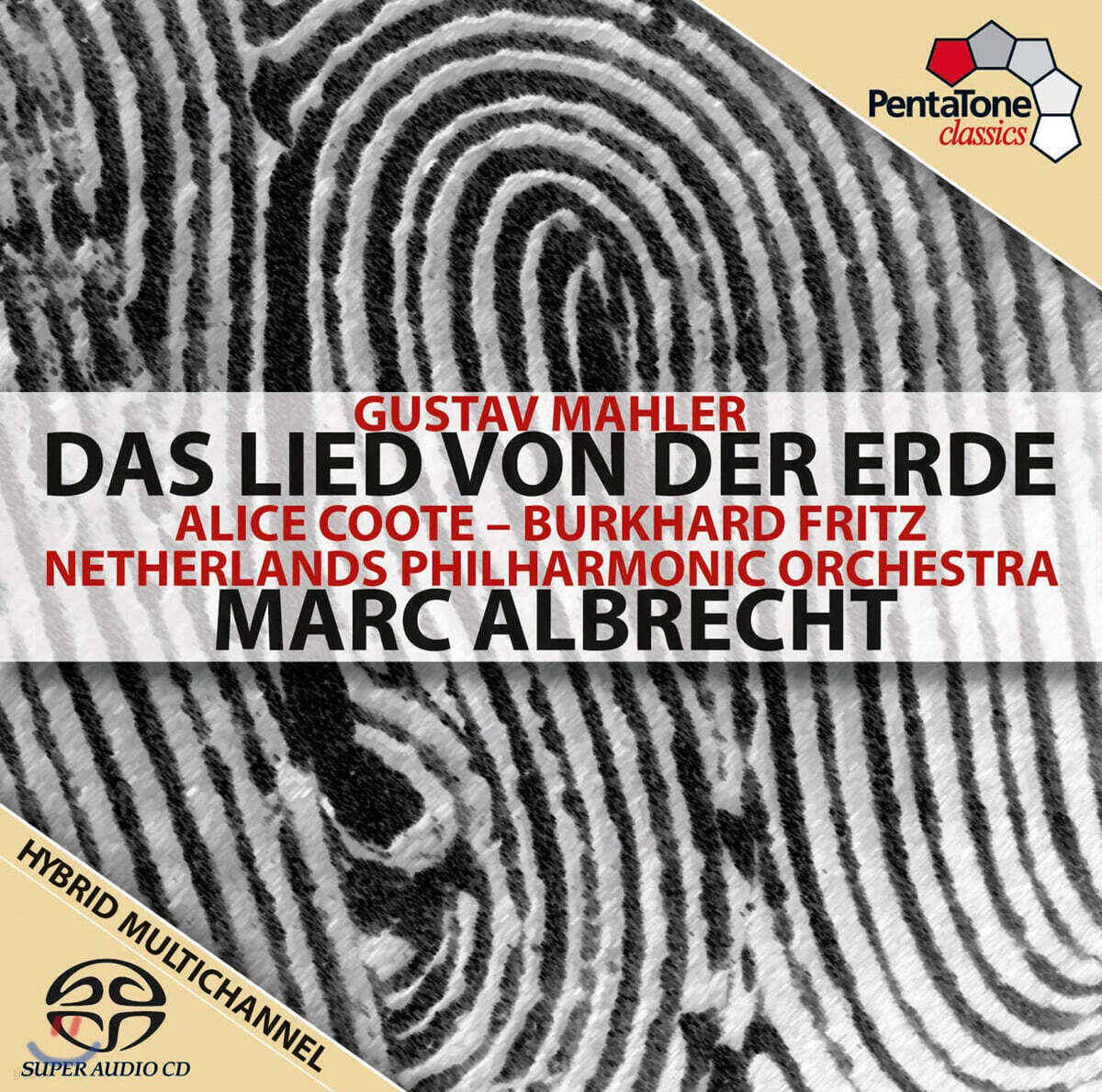 Marc Albrecht 말러: 대지의 노래 - 앨리스 쿠트, 알브레히트