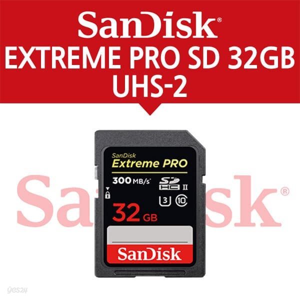 샌디스크 EXTREME PRO SD 32GB UHS-2(300MB/s)