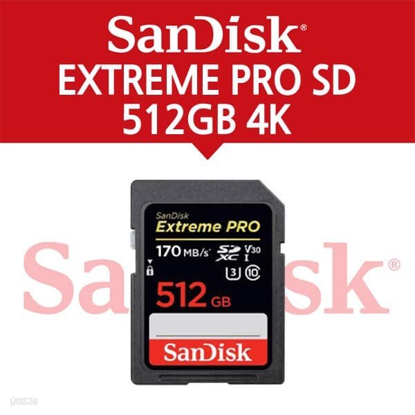 샌디스크 EXTREME PRO SD 512GB (170MB/s)