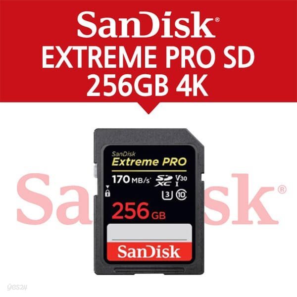 샌디스크 EXTREME PRO SD 256GB (170MB/s)