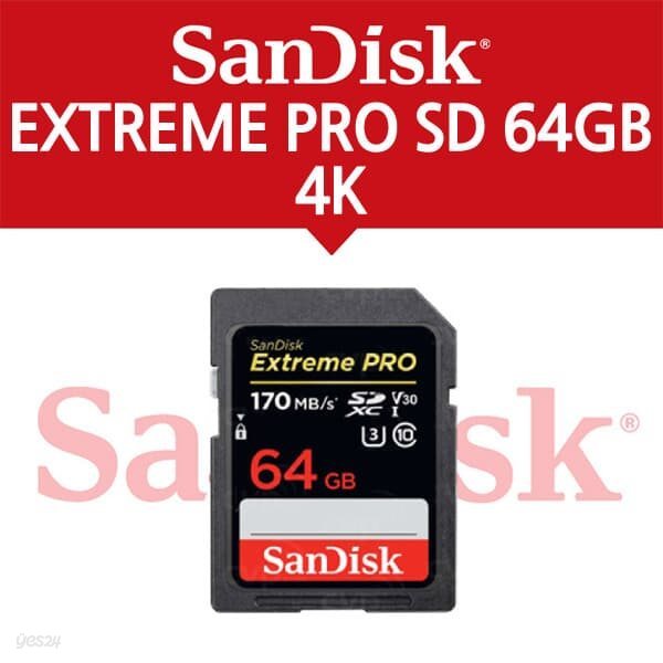 샌디스크 EXTREME PRO SD 64GB (170MB/s)
