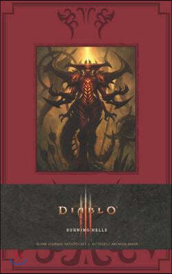 Diablo Burning Hells Hardcover Blank Journal