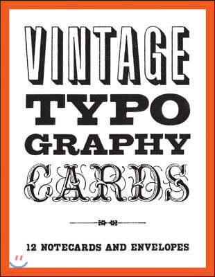 Vintage Typography Notecards