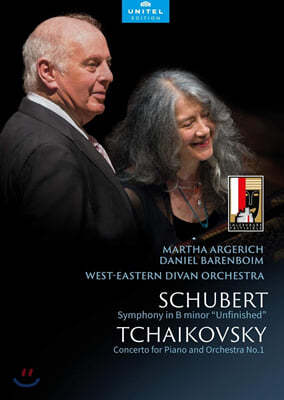 Martha Argerich / Daniel Barenboim 슈베르트: 교향곡 8번 ‘미완성’ / 차이코프스키: 피아노 협주곡 1번 - 마르타 아르헤리치, 다니엘 바렌보임 