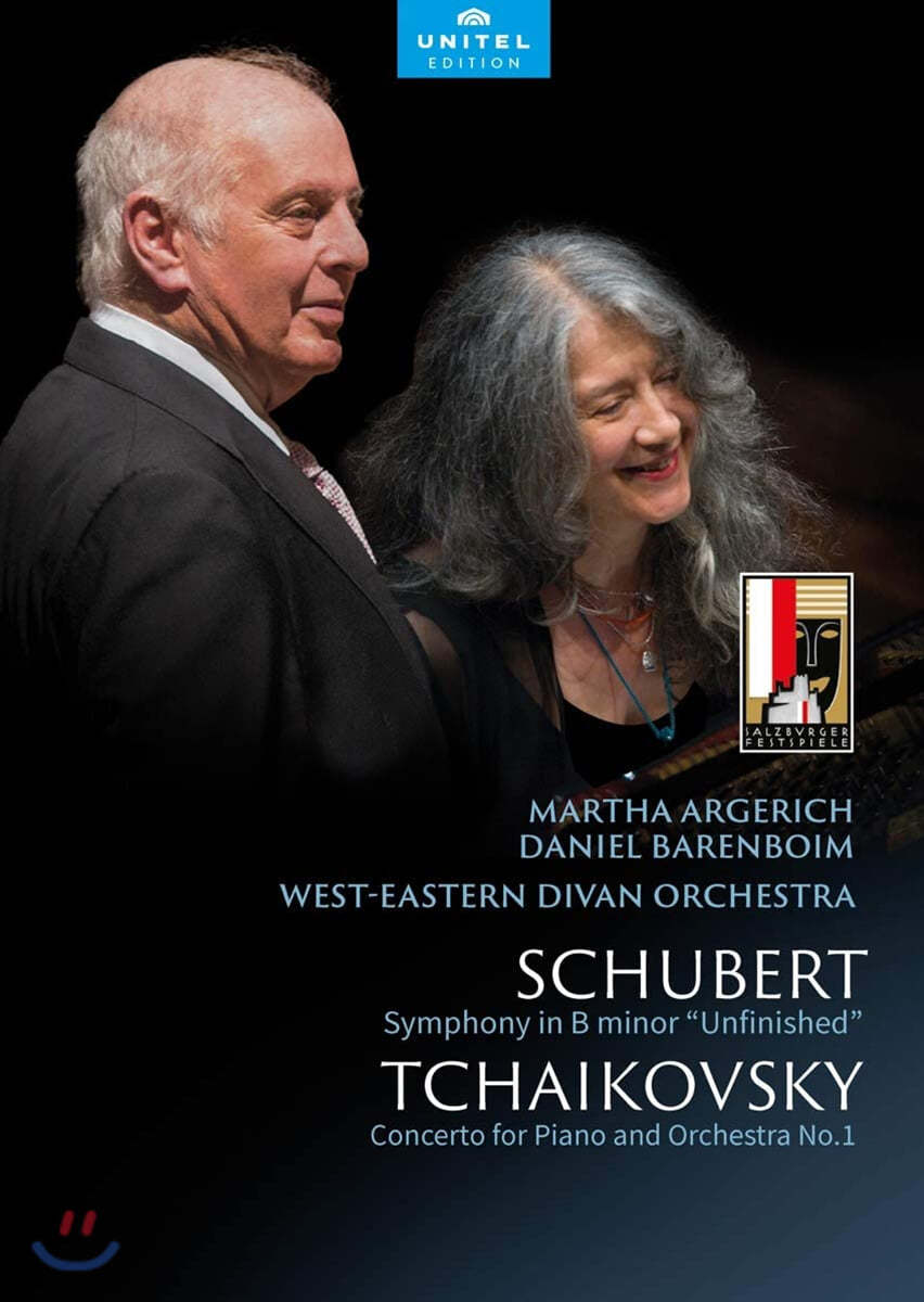 Martha Argerich / Daniel Barenboim 슈베르트: 교향곡 8번 ‘미완성’ / 차이코프스키: 피아노 협주곡 1번 - 마르타 아르헤리치, 다니엘 바렌보임 