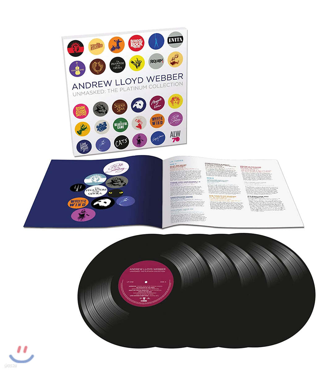 앤드류 로이드 웨버 - 뮤지컬 베스트 모음집 (Andrew Lloyd Webber - Unmasked: The Platinum Collection) [5LP]