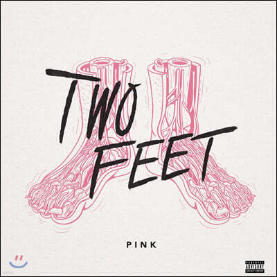 Two Feet — 1집 Pink 앨범 커버