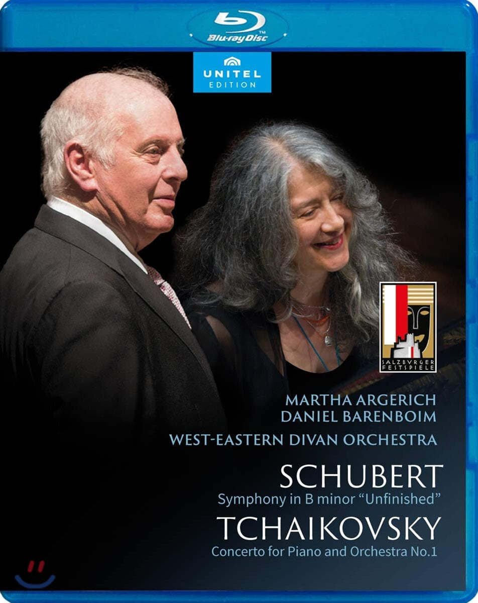 Martha Argerich / Daniel Barenboim 슈베르트: 교향곡 8번 ‘미완성’ / 차이코프스키: 피아노 협주곡 1번 - 마르타 아르헤리치, 다니엘 바렌보임 