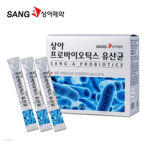 상아제약 상아 프로바이오틱스 유산균 2,000mg X 30포(60,000mg)