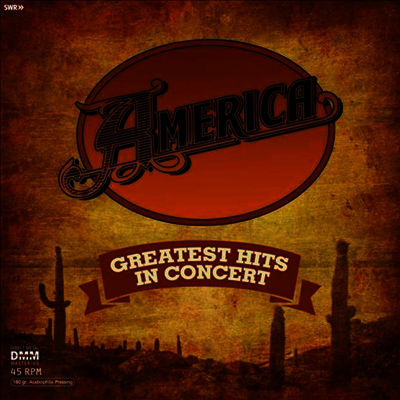 America — Greatest Hits In Concert (Gatefold) 앨범 커버