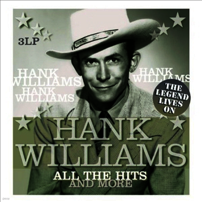 Hank Williams — All the Hits and More-the Legend 앨범 커버