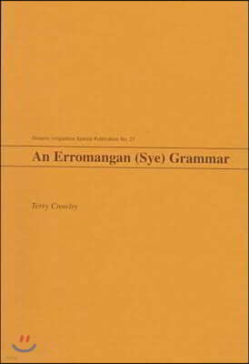An Erromangan (Sye) Grammar