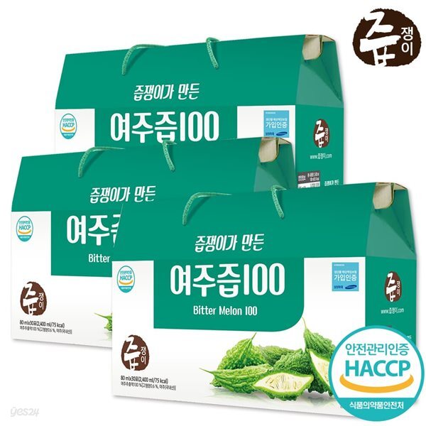 즙쟁이 여주즙 3박스 90포