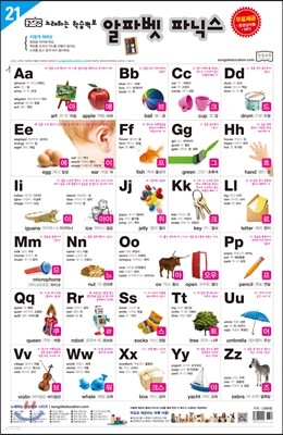 노래하는 학습벽보 알파벳 파닉스
