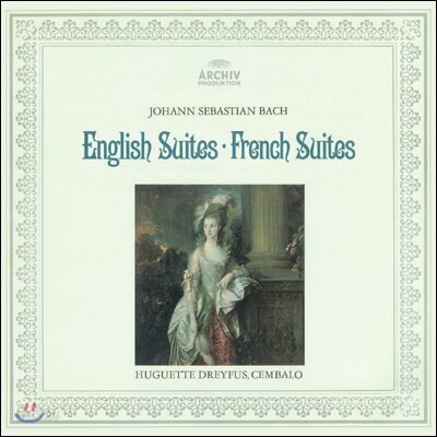 Huguette Dreyfus 바흐: 영국 모음곡, 프랑스 모음곡 전곡 - 위게트 드레퓌스 (Bach: English Suites & French Suites)