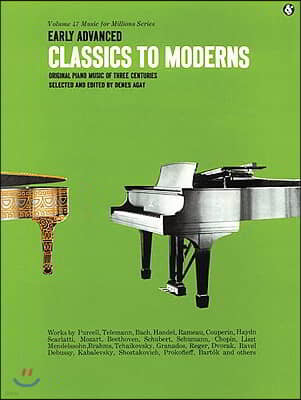 Early Advanced Classics to Moderns: Music for Millions Series