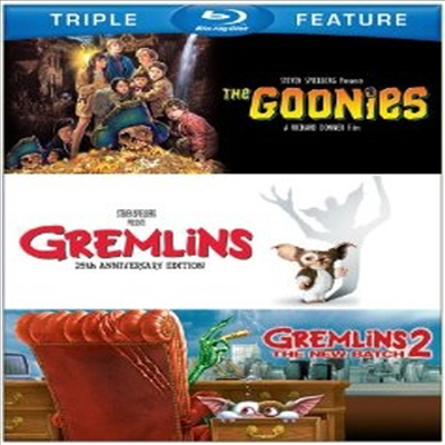 Goonies / Gremlins / Gremlins 2: The New Batch (Ͻ/׷/׷2) (ѱ۹ڸ)(Blu-ray) (2013)