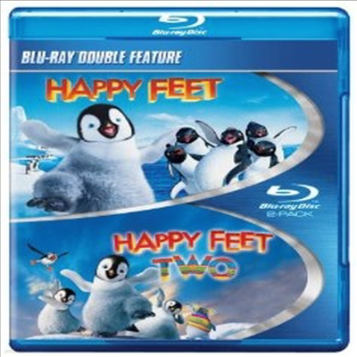 Happy Feet / Happy Feet 2 ( Ʈ/  Ʈ2) (ѱ۹ڸ)(Blu-ray) (2013)