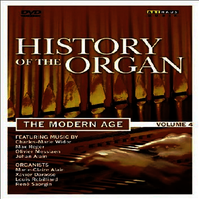 오르간의 역사 4권 - 근대 시대 (History of the Organ, Vol. 4: Modern Age) (DVD)(2008) - Marie-Claire Alain