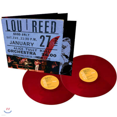 Lou Reed — Lou Reed Live at Alice Tully Hall Januar 앨범 커버