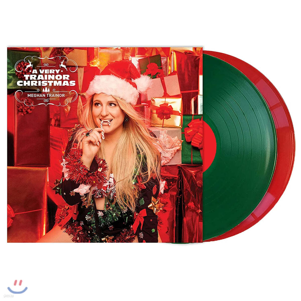 Meghan Trainor (메간 트레이너) - A Very Trainor Christmas [레드 &amp; 그린 컬러 2LP] 