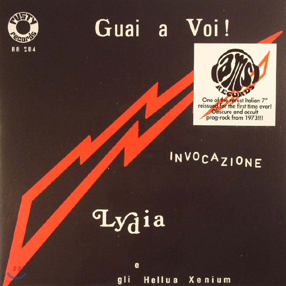 Lydia e gli Hellua Xenium (리디아 에 글리 헬루아 제니움) - Guai a voi! / Invocazione [솔리드 레드 컬러 LP] 